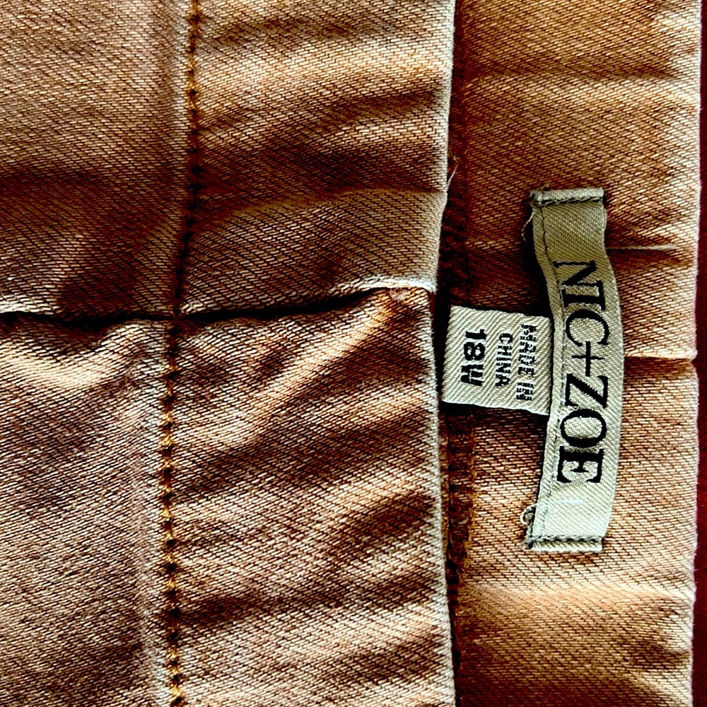 Nic + Zoe pull-on wide leg pants no wear